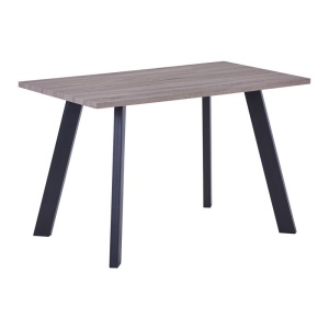 BAXTER Τραπέζι 120x70cm Sonoma Oak/Βαφή Μαύρη