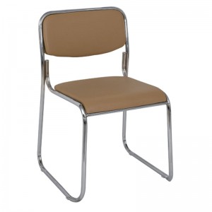 CAMPUS Καρέκλα Χρώμιο/Soft Pu Cappuccino
