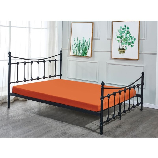 LANCER Κρεβάτι Διπλό (για στρώμα 150x200cm) Μεταλ.Μαύρο