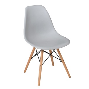 ART Wood καρέκλα Ξύλο/PP Γκρι / Pro