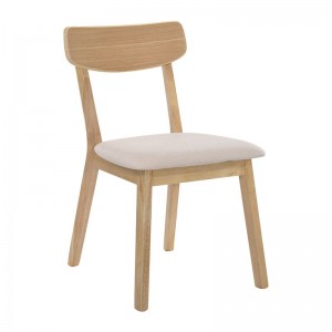 CALVIN Καρέκλα Φυσικό/Ύφασμα Cream