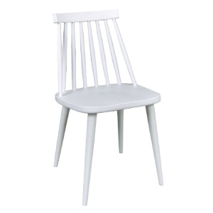 LAVIDA καρέκλα Μεταλλική Λευκή/PP Άσπρο