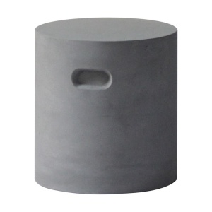 CONCRETE Cylinder Σκαμπώ D.37cm Cement Grey