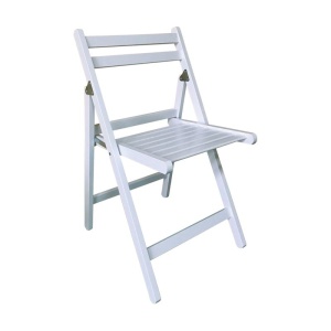 EXTRA Βοηθητική Καρέκλα Πτυσσόμενη Άσπρη