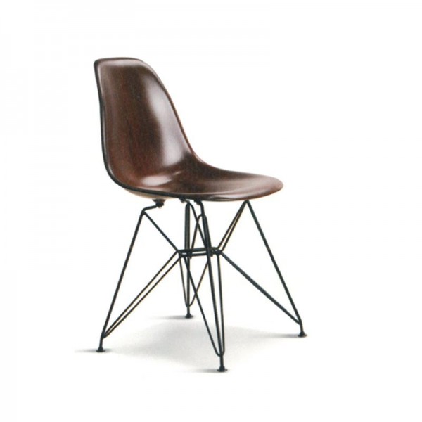 ART Καρέκλα Μεταλ.Μαύρη/ABS Καρυδί
