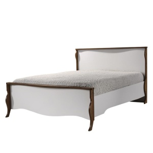 SCARLET Κρεβάτι (για στρώμα 160x200) Antique Oak/Άσπρο