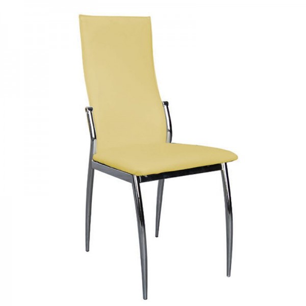 FRESH Καρέκλα PVC Κίτρινο