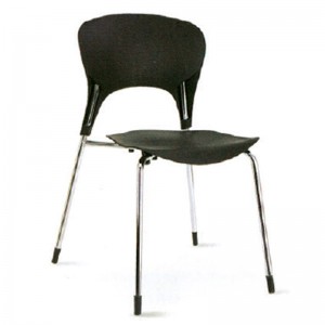 ISIS καρέκλα Χρώμιο/Πολυπροπυλένιο Μαύρο