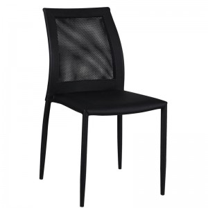 PARMA καρέκλα PU & Mesh Μαύρο