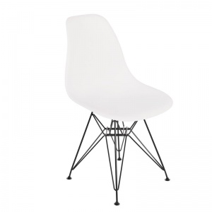 ART καρέκλα Steel Μαύρο / PP Άσπρο
