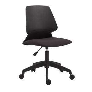 BF2200 Καρέκλα Γραφείου PP Μαύρo/Ύφασμα Μαύρο