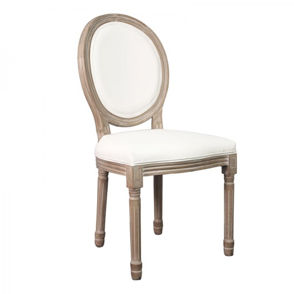 JAMESON Καρέκλα Decape/Pu Άσπρο