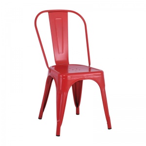 RELIX καρέκλα Steel Κόκκινο Matte