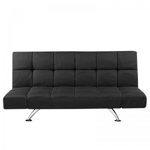 SNAP Καναπές/Κρεβάτι Ύφασμα Μαύρο