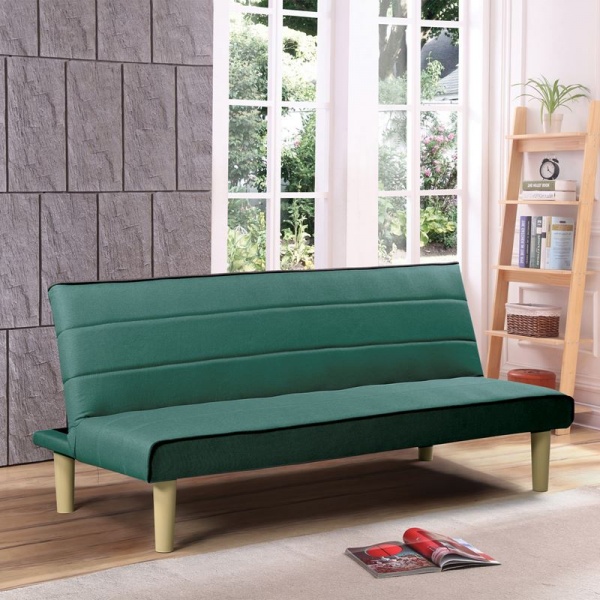 BIZ Καναπές / Κρεβάτι Σαλονιού - Καθιστικού / Ύφασμα Πράσινο