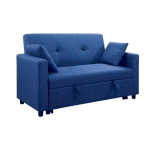 IMOLA Καναπές / Κρεβάτι Σαλονιού - Καθιστικού 2Θέσιος / Ύφασμα Μπλε